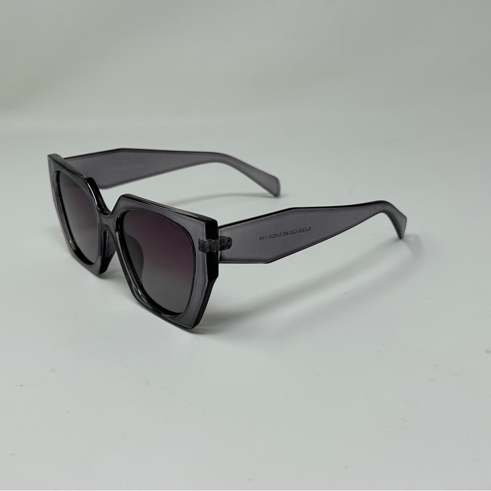Sojos Gray Retro Polarized Oversized Sunglasses W… - image 1